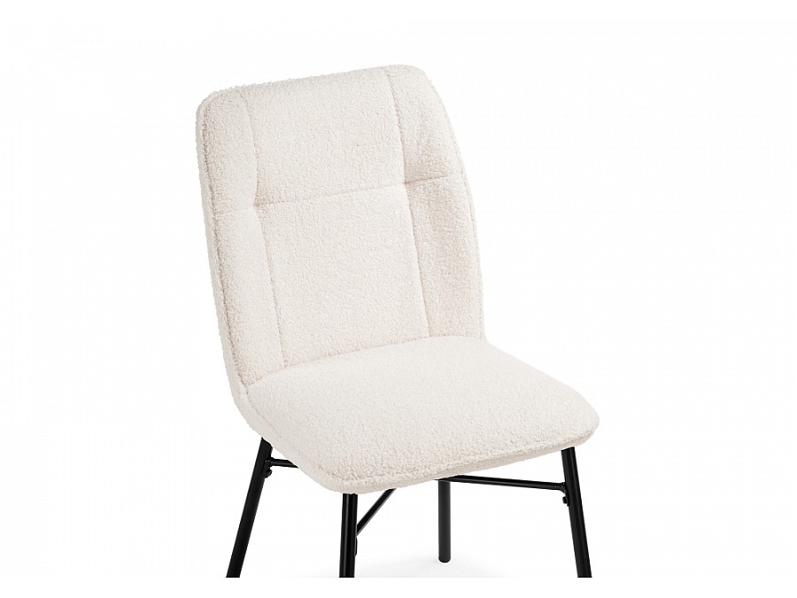 Стул на металлокаркасе Denis beige / black