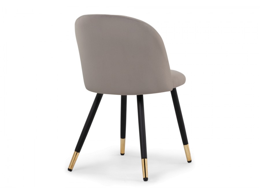Стул на металлокаркасе Gabi latte / black / gold