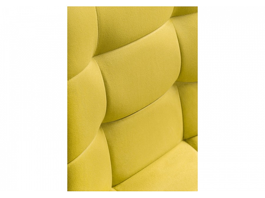 Стул на металлокаркасе Чилли К горчичный / белый