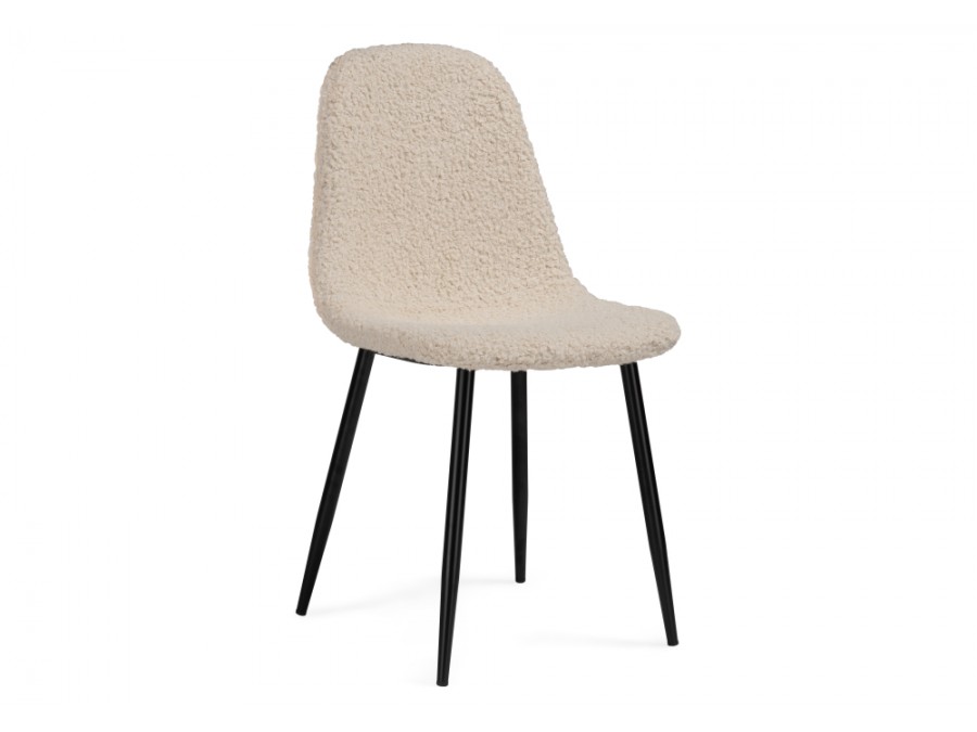 Стул на металлокаркасе Lilu white / black