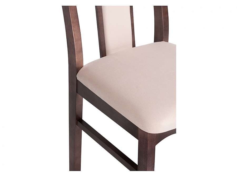 Стул деревянный Гроджин бежевый / орех
