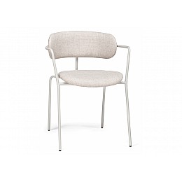 Стул на металлокаркасе Маки бежеваый / серый матовый