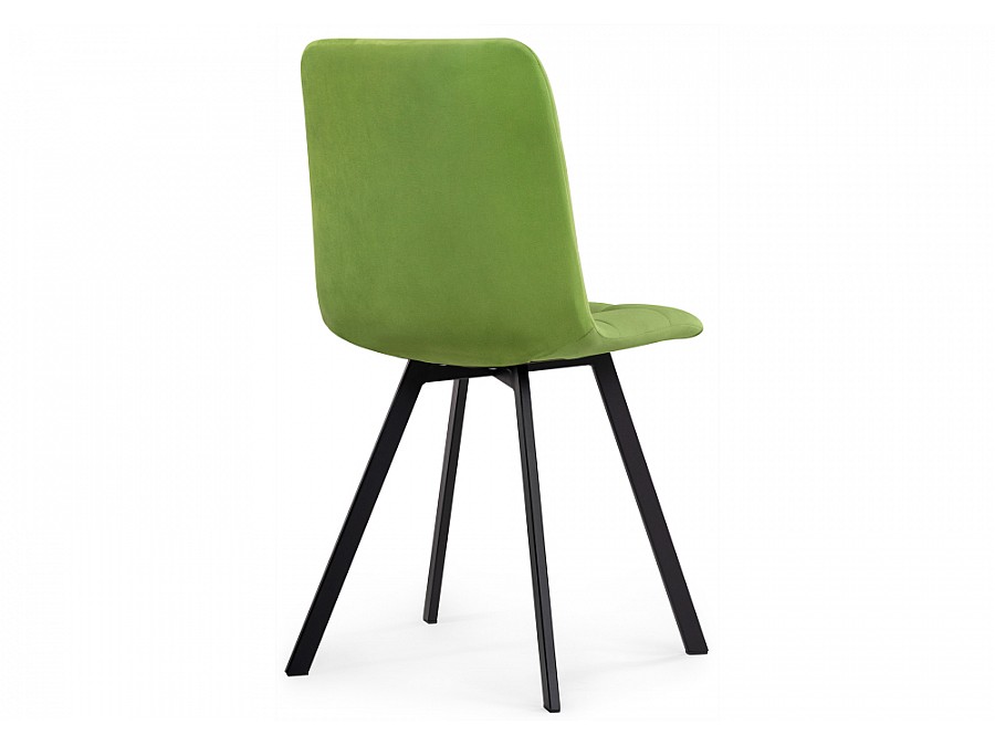 Стул на металлокаркасе Чилли светло-зеленый / черный