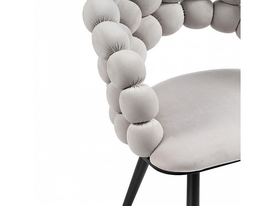 Стул на металлокаркасе Ball gray / black