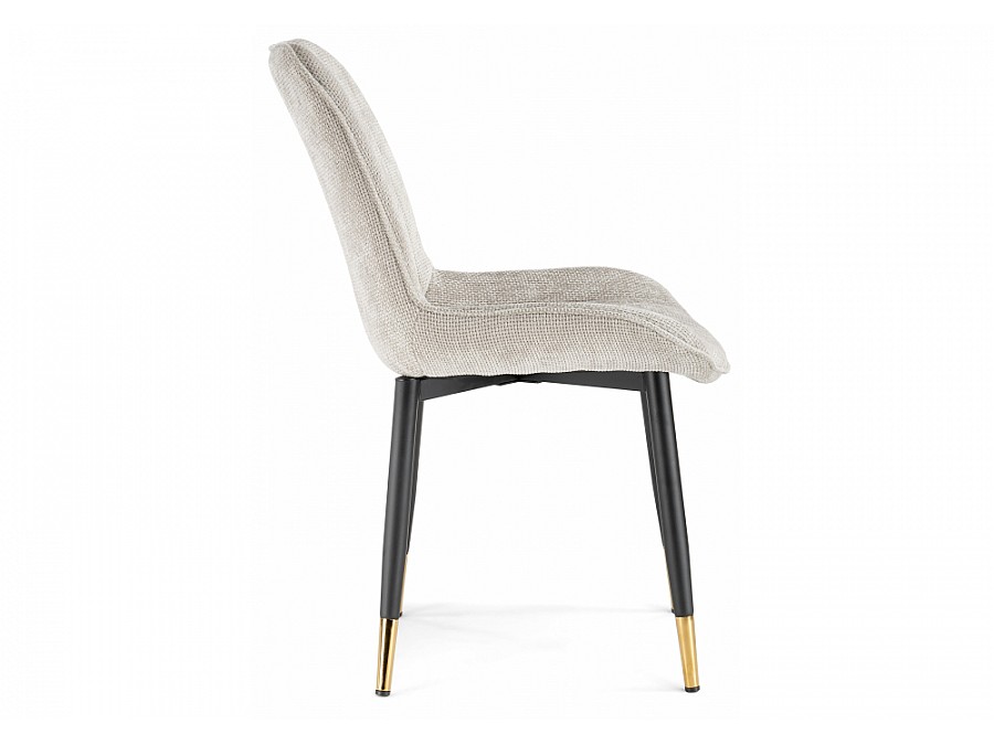 Стул на металлокаркасе Seda 1 latte / black / gold