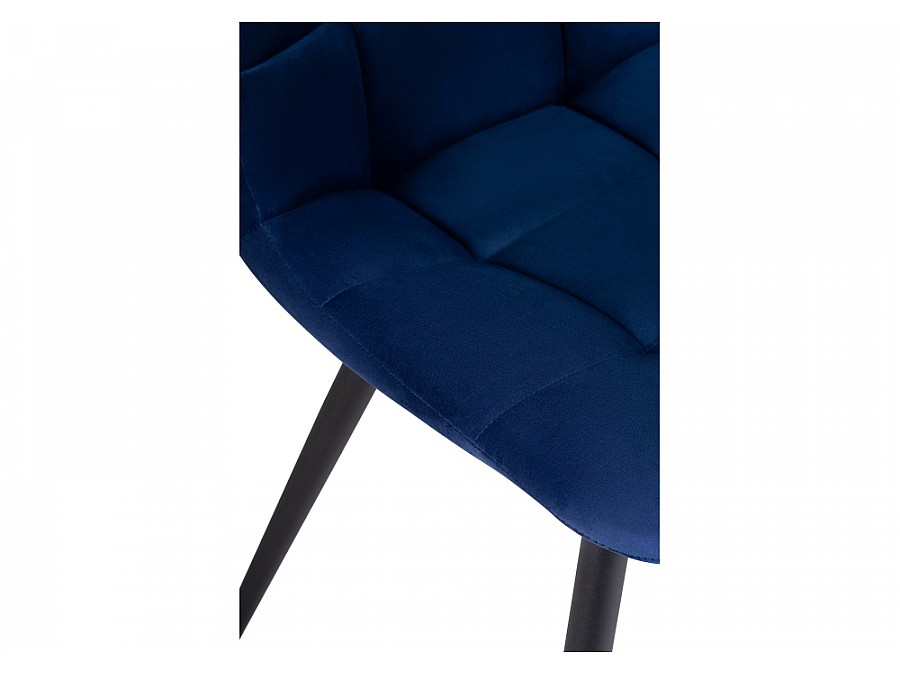 Стул на металлокаркасе Чилли К синий / черный