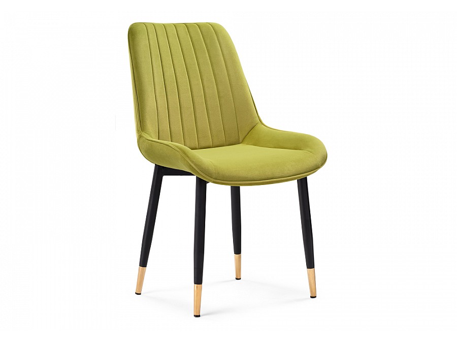 Стул на металлокаркасе Seda 1 khaki / gold / black
