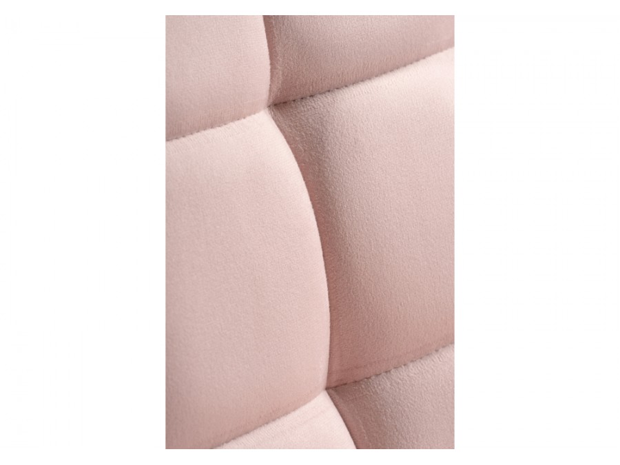 Стул на металлокаркасе Челси розовый / черный