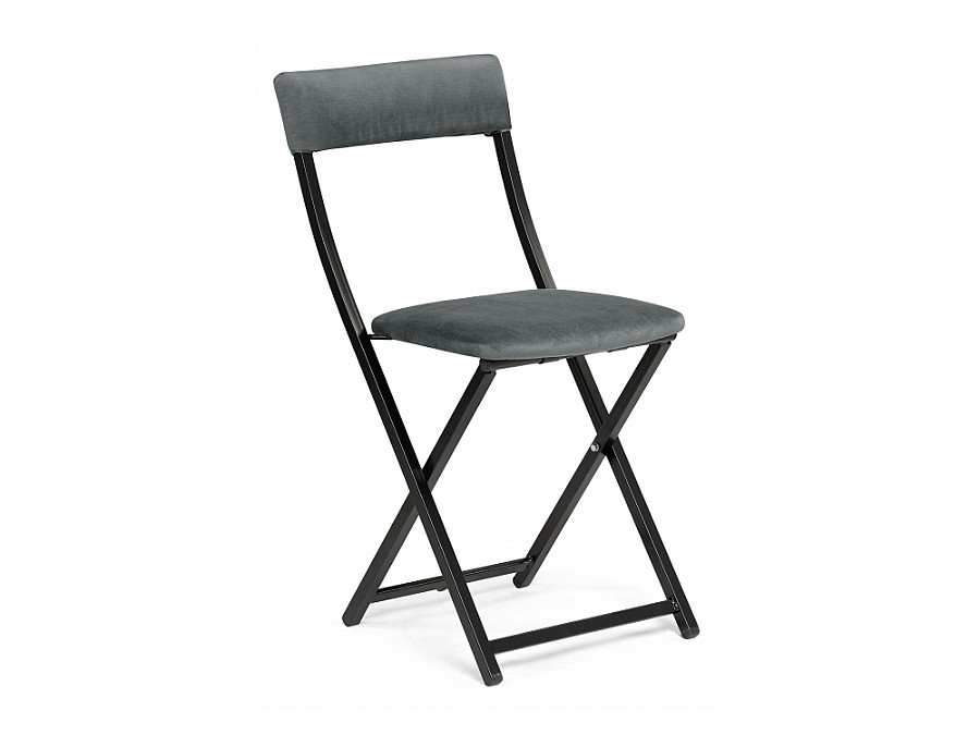 Стул на металлокаркасе Elevis темно-серый / черный