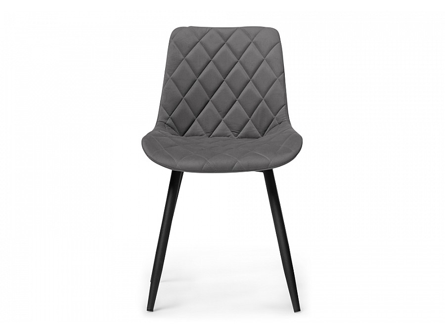 Стул на металлокаркасе Баодин Б/К темно-серый / черный