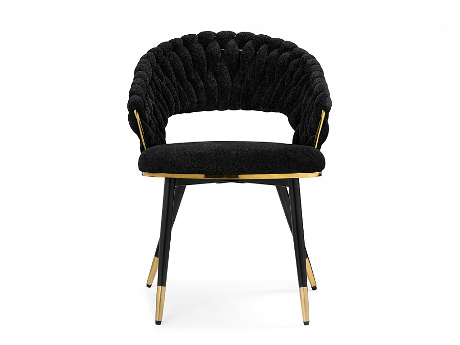 Стул на металлокаркасе Rakel black / gold