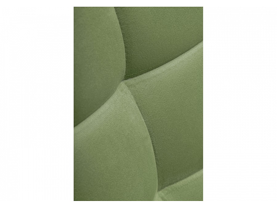 Стул на металлокаркасе Челси черный / зеленый велюр