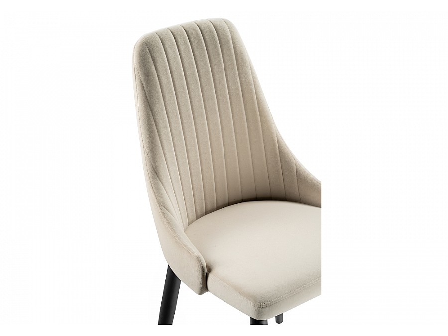 Стул на металлокаркасе Kora beige / black