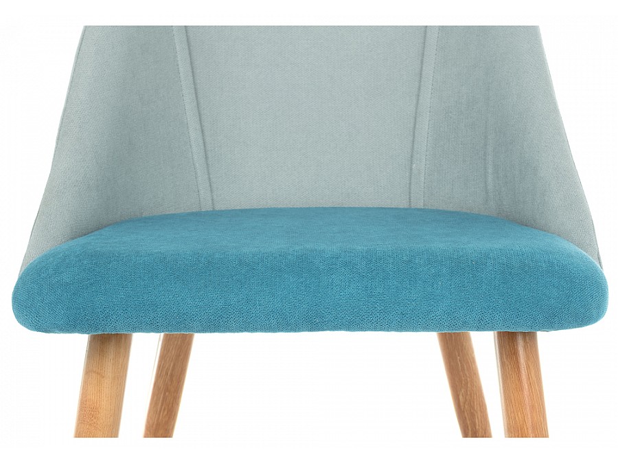 Стул на металлокаркасе Morgan голубой