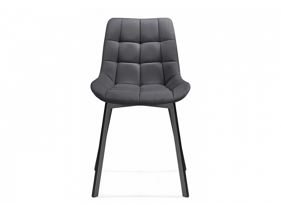 Стул на металлокаркасе Челси темно-серый 996 / черный