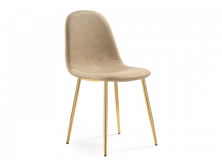 Стул на металлокаркасе Lilu 1 yellow / gold