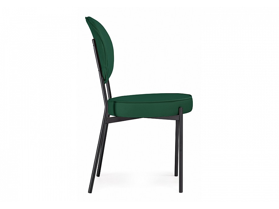 Стул на металлокаркасе Ройс зеленый / черный
