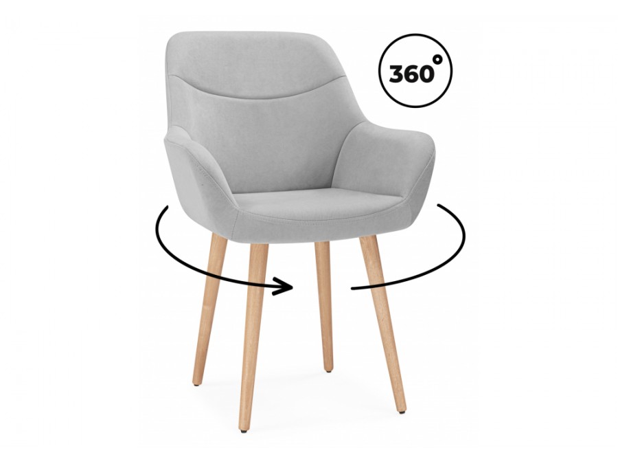 Флюид 360 светло-серый (zd 960) / светлое дерево