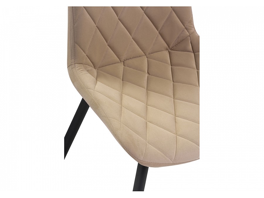 Стул на металлокаркасе Баодин Б/К бежевый / черный