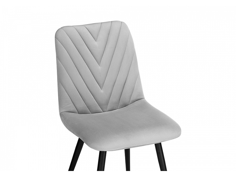 Стул на металлокаркасе Ральф светло-серый / черный