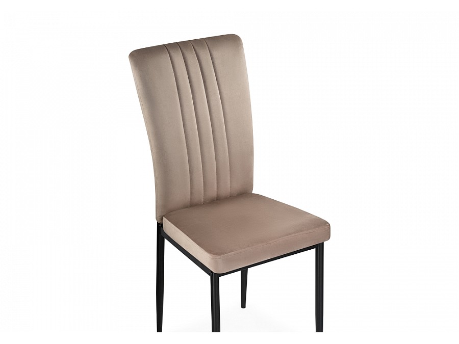 Стул на металлокаркасе Rek cappuccino / black