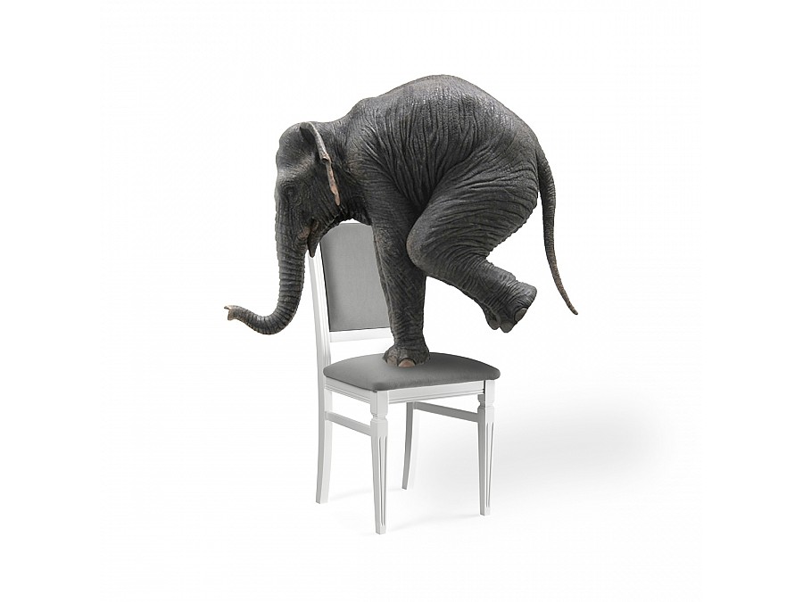 Стул деревянный Арнол серый / белый