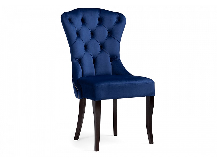 Стул деревянный Милано 1 синий / венге