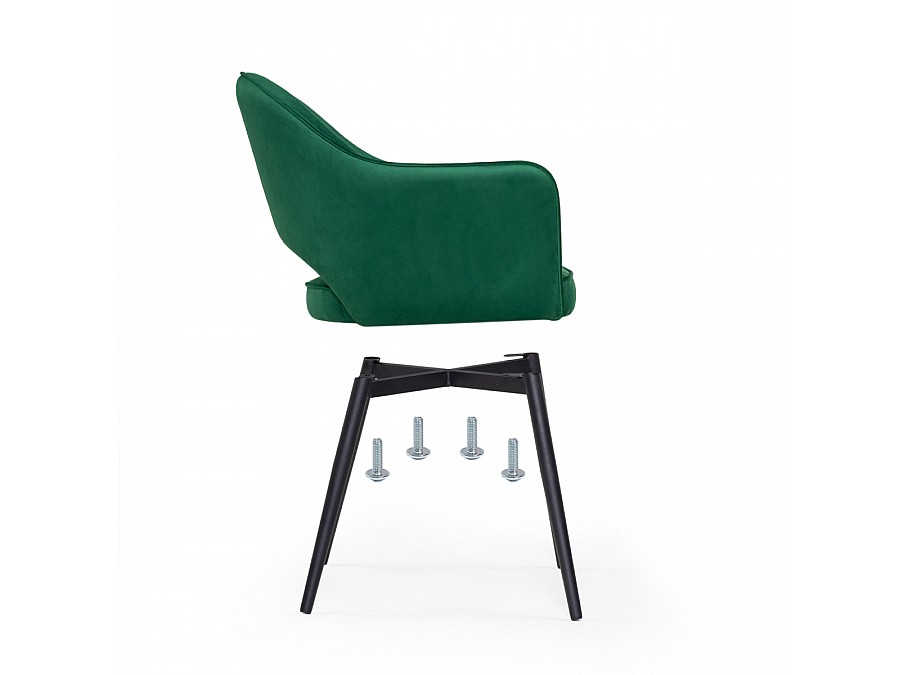 Стул на металлокаркасе Ойстер MR-19 / черный