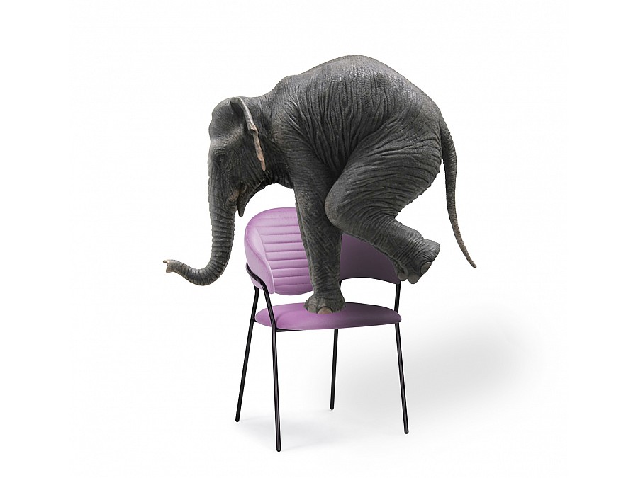 Стул на металлокаркасе Рансол лиловый / черный глянец