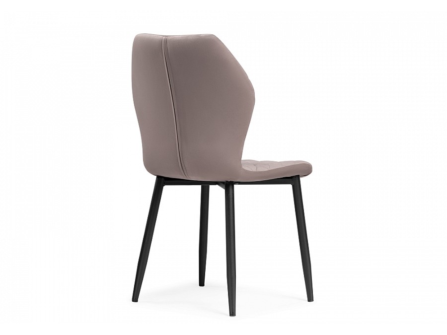 Стул на металлокаркасе Софи латте / черный