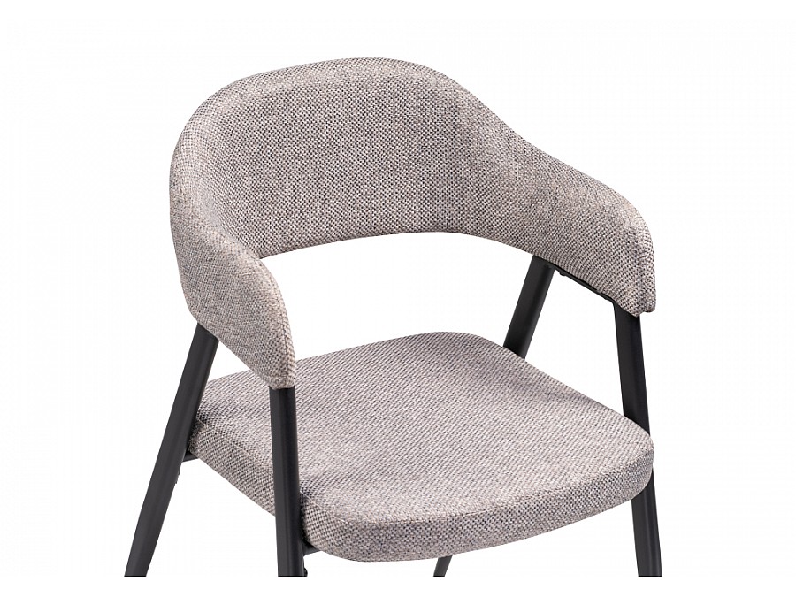 Стул на металлокаркасе Twin gray / black