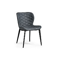 Стул на металлокаркасе Катабучи ткань kiprus 12 / черный глянец