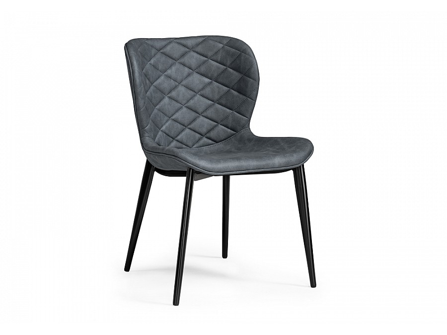 Стул на металлокаркасе Катабучи ткань kiprus 12 / черный глянец