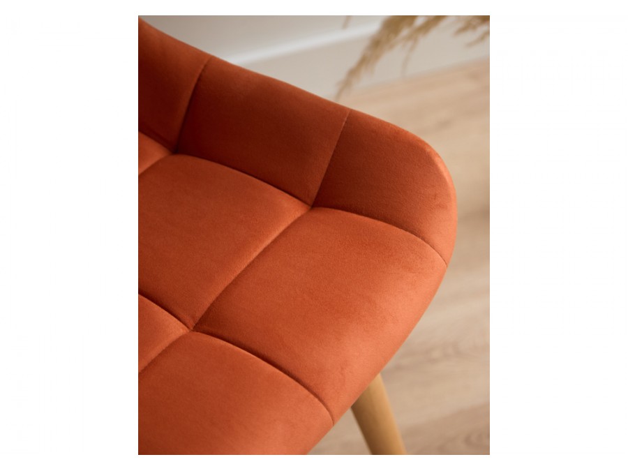 Челси терракотовый (zd 432) / светлое дерево np