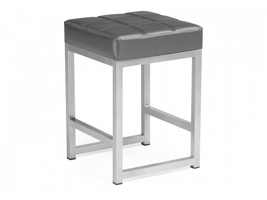 Табурет Khurkroks серый полимер / светлый мусс