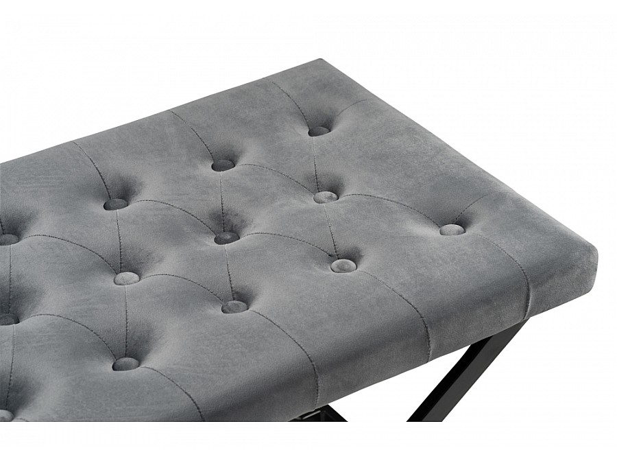 Табурет German dark grey / black