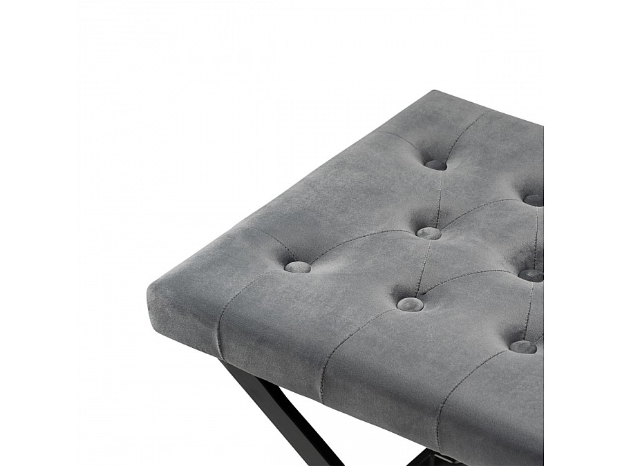 Табурет German dark grey / black