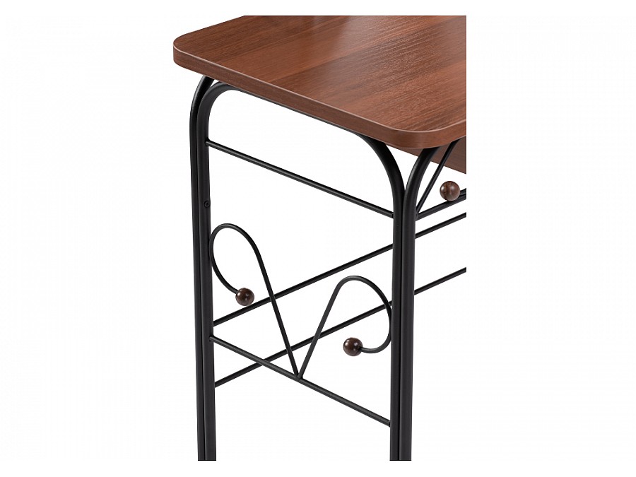 Туалетный столик Клео 3 черный / орех