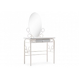 Туалетный столик Клео 3 белый / белый