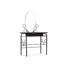 Туалетный столик Клео 3 черный / венге