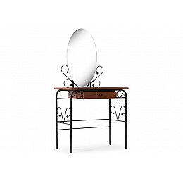 Туалетный столик Клео 3 черный / орех