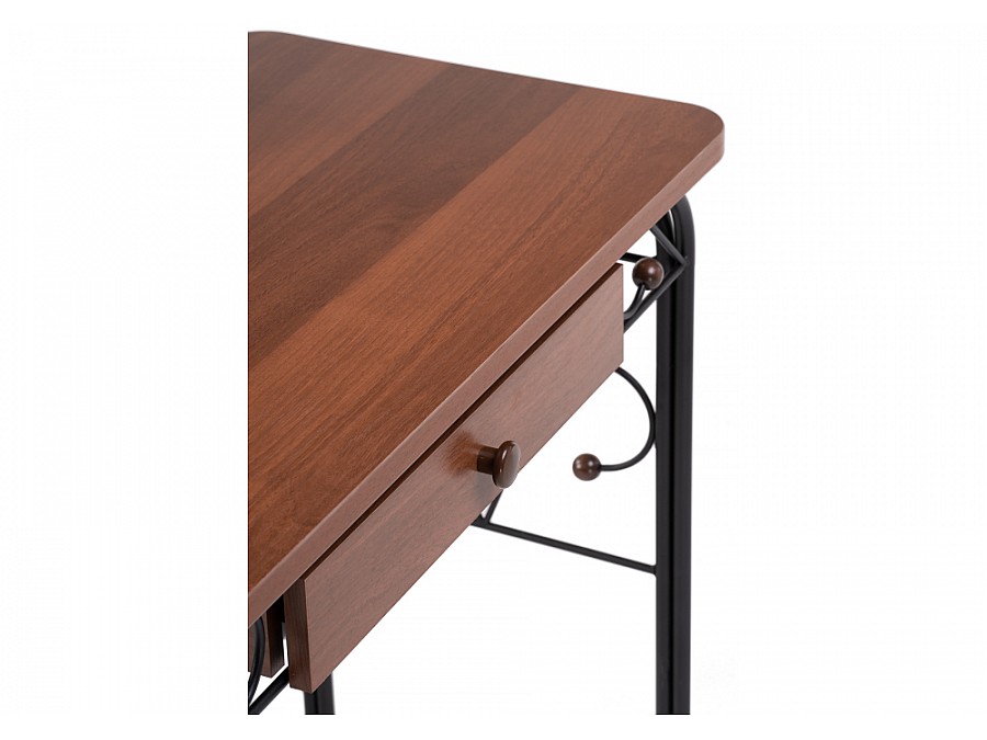 Туалетный столик Клео 3 черный / орех