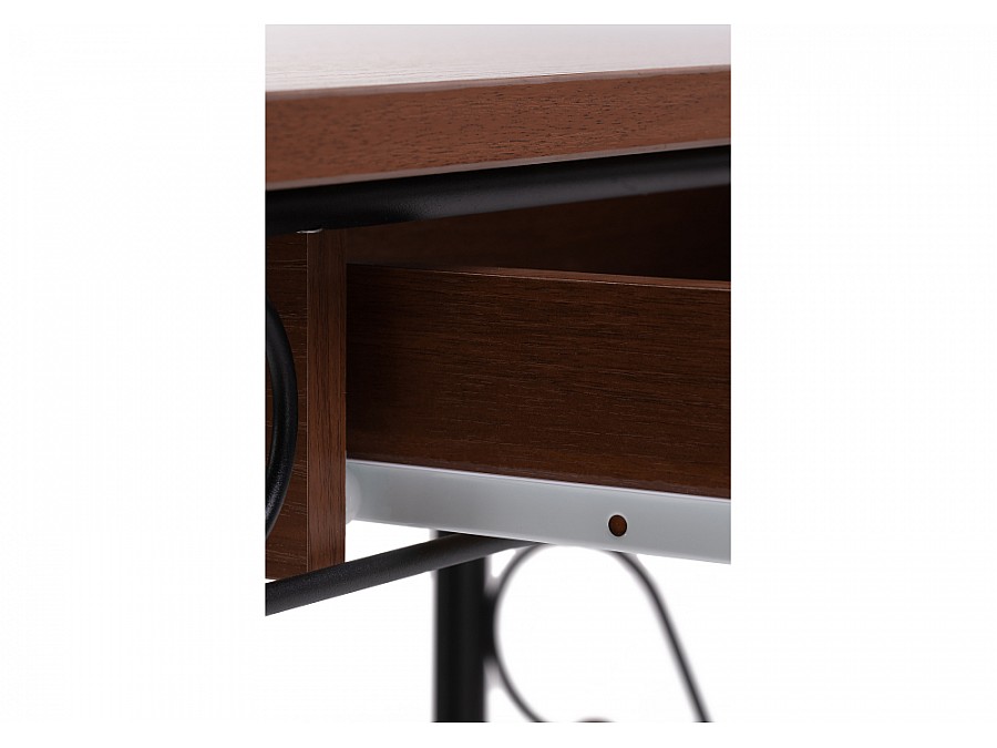 Туалетный столик Клео 3 черный / орех