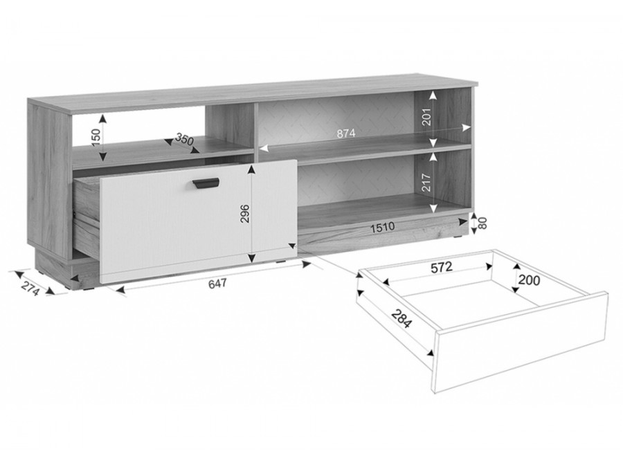 Моди дуб крафт золотой / белое дерево