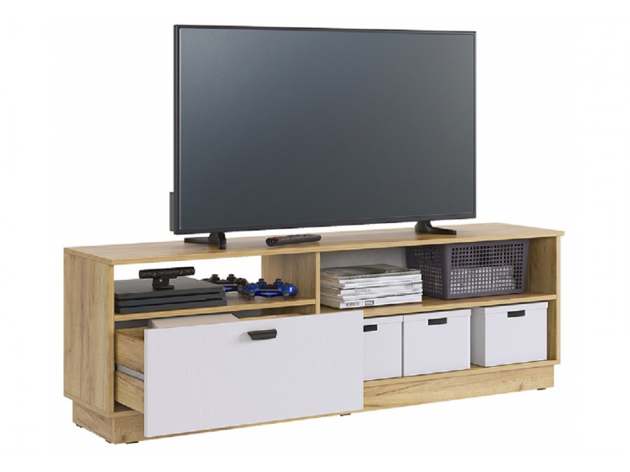 Моди дуб крафт золотой / белое дерево