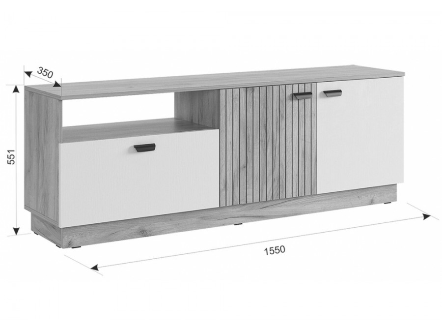 Моди дуб крафт золотой / белое дерево