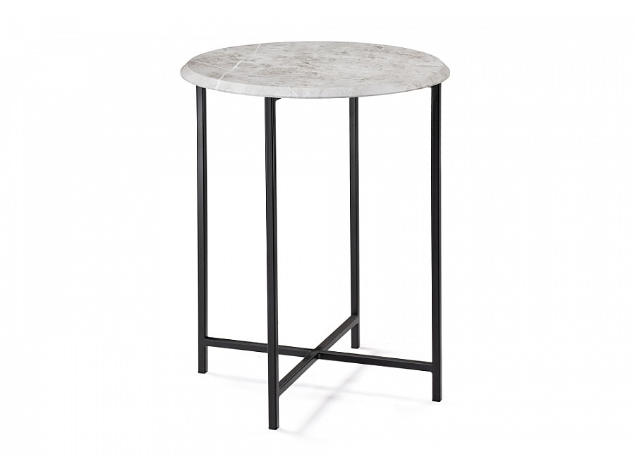 Журнальный стол Манеттия мрамор белый