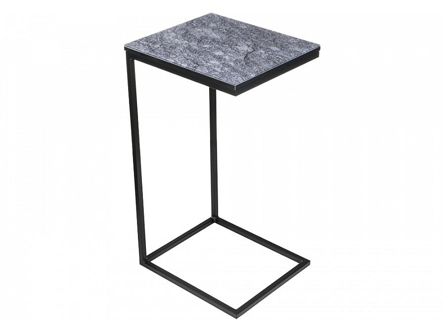 Журнальный стол Геркулес 30х34х62 серый мрамор