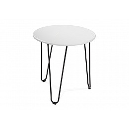 Журнальный стол Шани 60х62 кварц бежевый