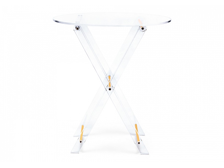 Журнальный стол складной Spirit 40x45 clear / gold